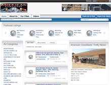 Tablet Screenshot of americanclassifiedstk.com